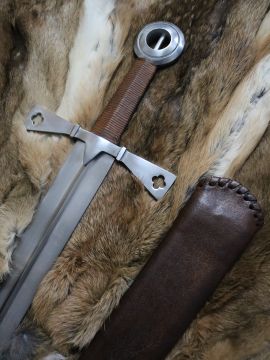 Épée irlandaise à une main pour combat de démonstration léger