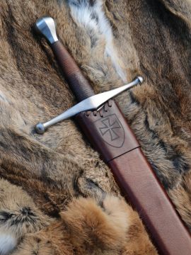 Épée médiévale allemande avec fourreau