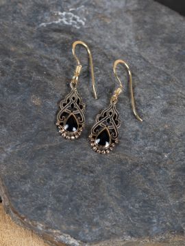 Boucles d'oreilles avec ornements gothiques