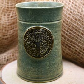 Mug en céramique "Arbre de vie"  en vert