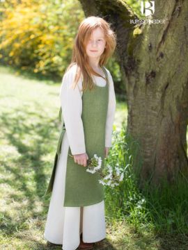 Ensemble robe enfant Ylvi vert anis 116