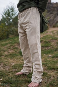 Pantalon en lin Asmund, écru XL