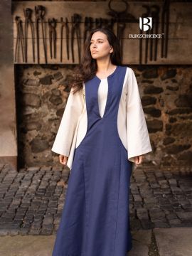 Surcot Leonora bleu marine L