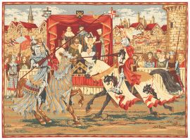 Tapisserie Scène de joute