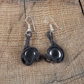 Boucles d'oreilles hématites