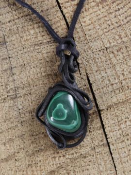 Pendentif malachite