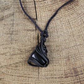 Pendentif avec obsidienne