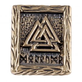 Rune VALKNUT en Bronze