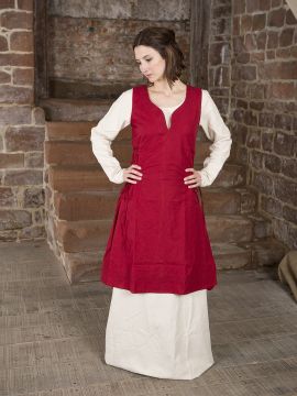 Surcot en coton épais rouge S