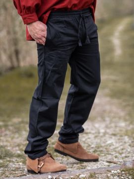 Pantalon médiéval noir S