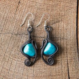 Boucles d'oreilles Turquoise