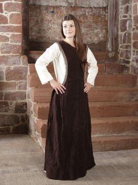Ensemble médiéval : chainse en coton et bliaut M | velours