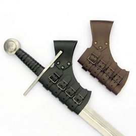 Support de ceinture pour épée marron