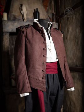 Veste Mousquetaire Quentin marron XXL