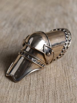 Anneau médiéval Baldur en bronze