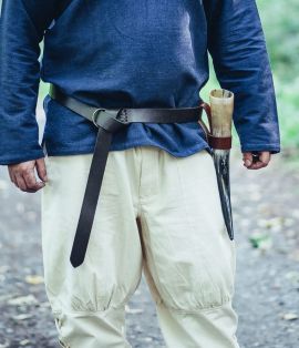 Ceinture médiévale Conrad en noir