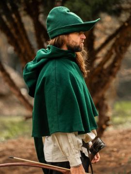 Chapeau de Robin des Bois en vert