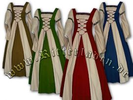 Robe de gente dame Sybille jusqu'au 48 | bleu