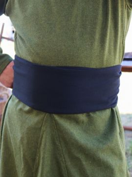Large ceinture "Wiglaf"  en noir