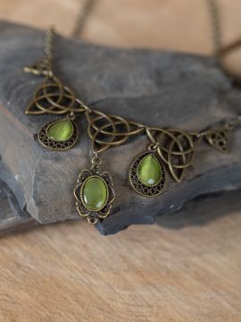 Collier Eleyne vert