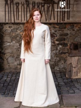 Robe Thora en blanc-écru XL