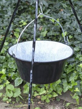Pot de cuisson émaillé avec anse 2e CHOIX