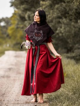 Capuchon Tyr avec broderie loup
