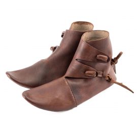 Chaussure viking Jorvik cousues, marron
