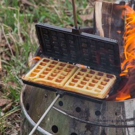Moule à gaufres en fonte, petit modèle