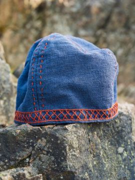 Toque viking "Anders" en bleu XXL/XXXL  62-64