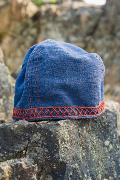 Toque viking "Anders" en bleu