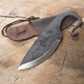 Couteau Viking et fourreau en cuir