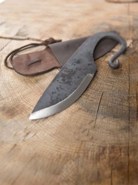 Couteau viking avec étui en cuir