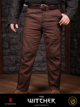 Pantalon Geralt matelassé marron