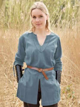 Tunique Ylva en gris-bleu