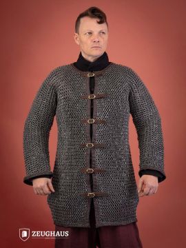 Cotte de mailles Hauberk en aluminium 10mm