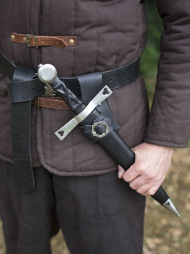 Porte épée, dague ou poignard en noir