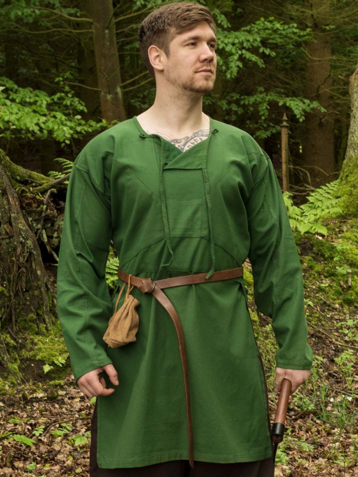 Reproduction Tunique Viking Viborg, en vert