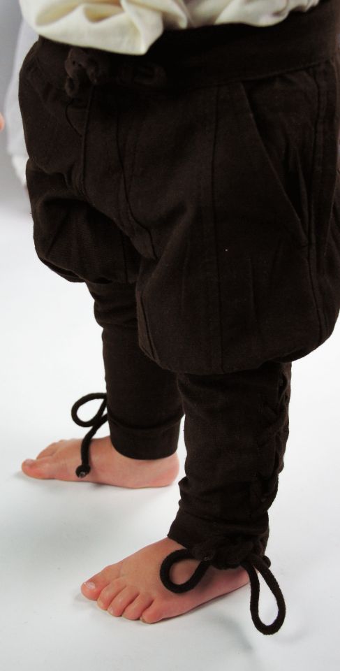 Pantalon médiéval enfant en marron