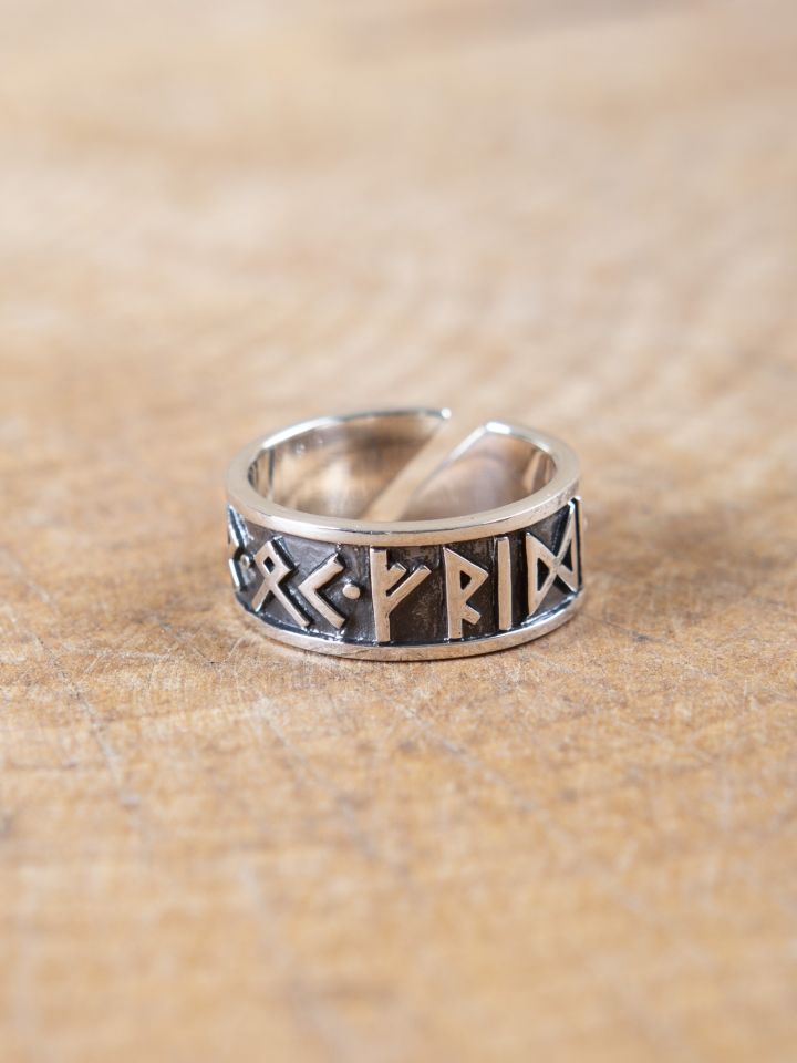 Bague runique en argent petite