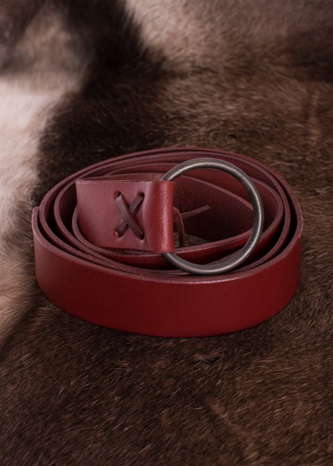 Ceinture anneau rouge, environ 190 cm