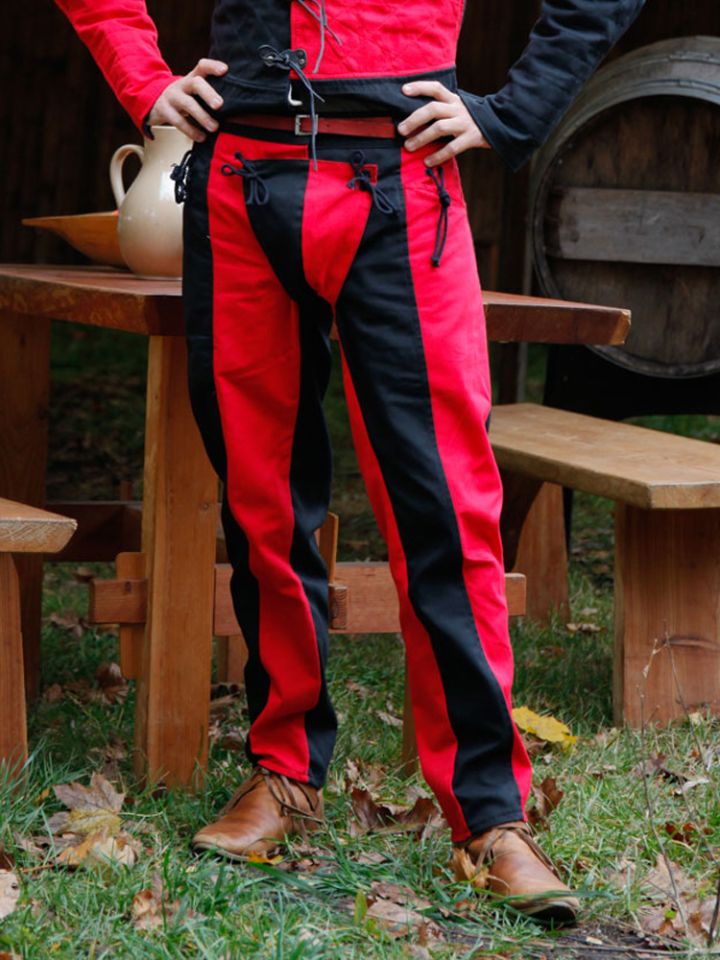 Pantalon Lansquenet "Imperialis" rouge et noir