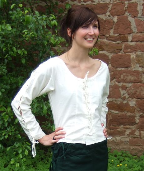 Blouse lacée