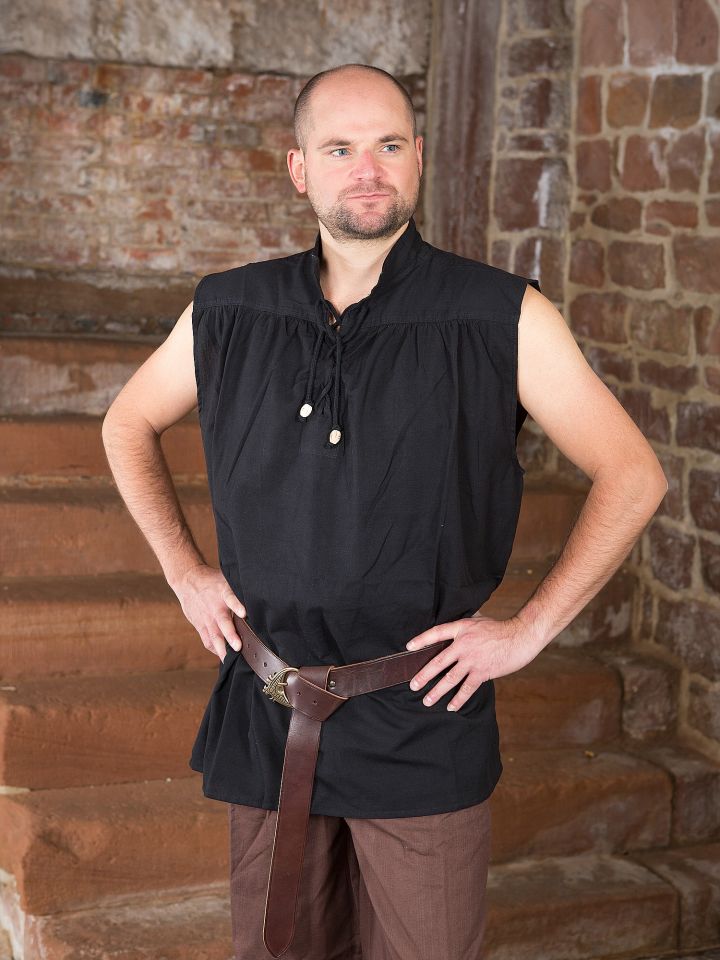 Chemise sans manches noire