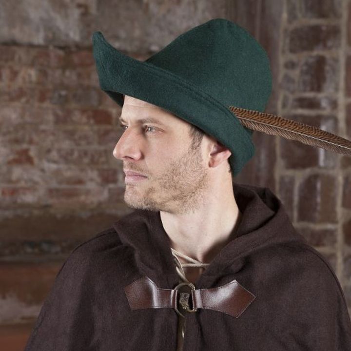 Chapeau de Robin des Bois en vert