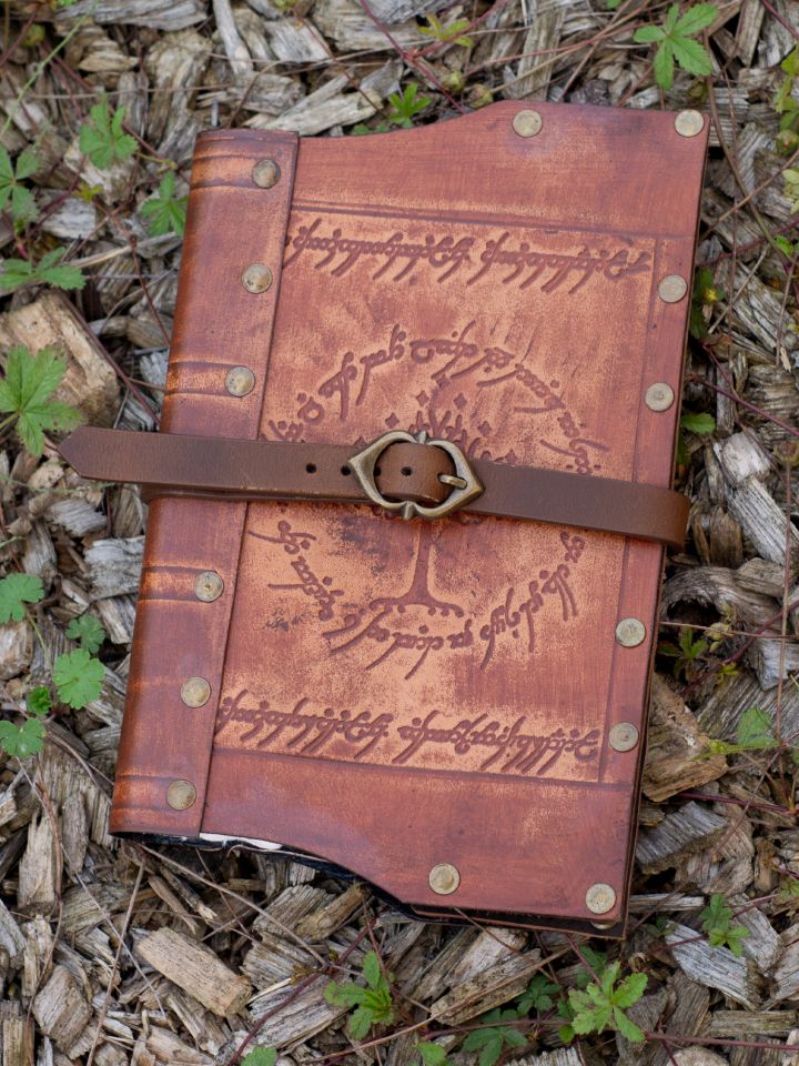 Journal en cuir Arbre avec fermeture à boucle