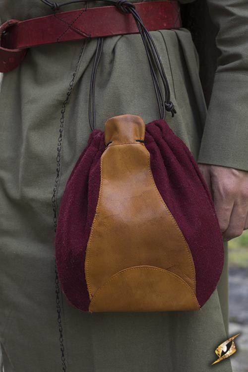 Sac bourse rouge
