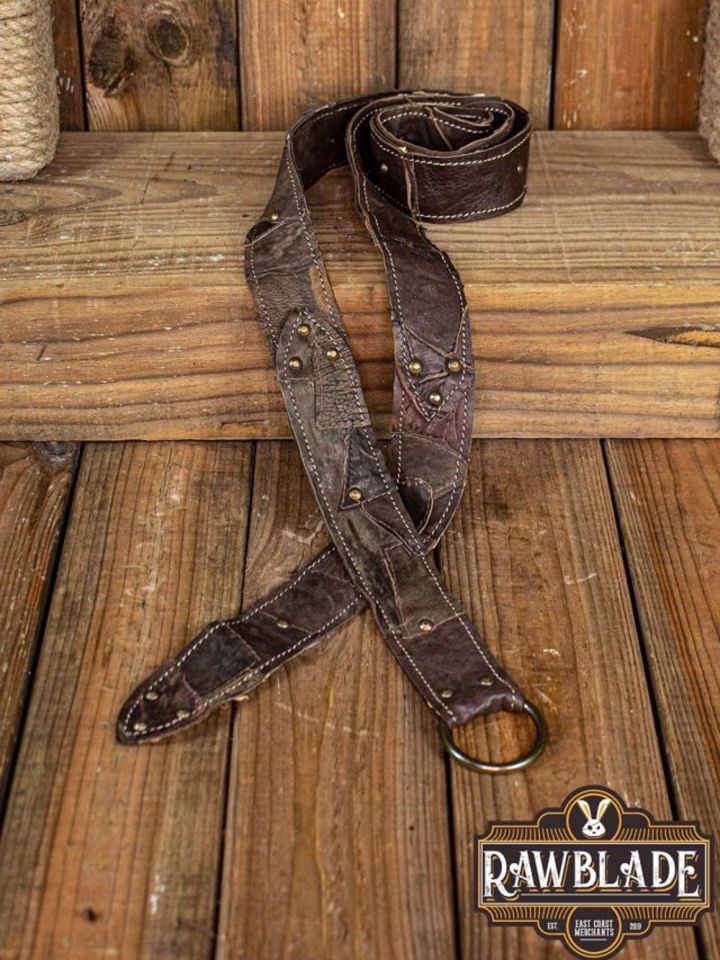 Ceinture anneau Hunter marron