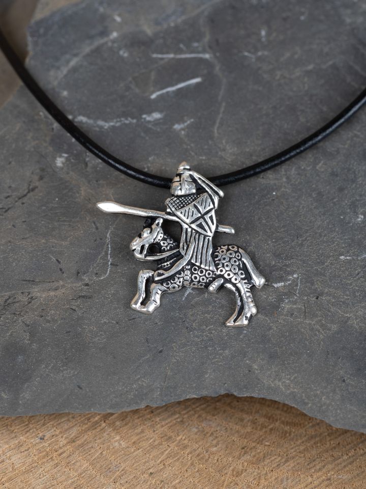 Pendentif Joute de Chevalier, argent