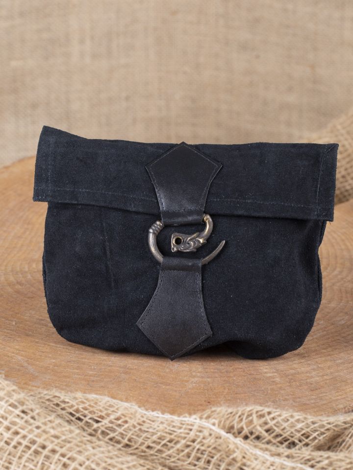 Pochette de Ceinture à tête de dragon en noir